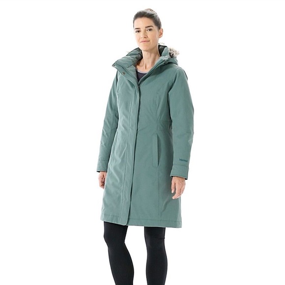 NWTs Marmot Women’s Chelsea Down Jacket. Urban Army. Small - Picture 10 of 15